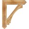 Ekena Millwork Imperial Arts & Crafts Rough Sawn Bracket, Western Red Cedar, 6"W x 34"D x 40"H BKT06X34X40IMP03RWR - alternate 3